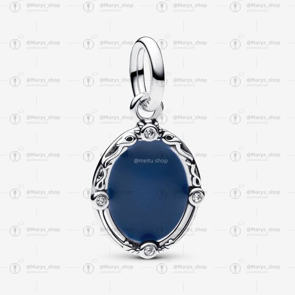 Pandora Disney Snow White Magic Mirror Dangle Charm - Picture 1 of 2